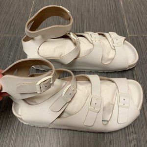 Birkenstock Athens Exquisite White Leather 39 narrow
